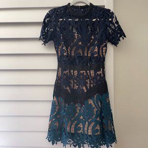 SELF PORTRAIT MINI EMBROIDERY DRESS